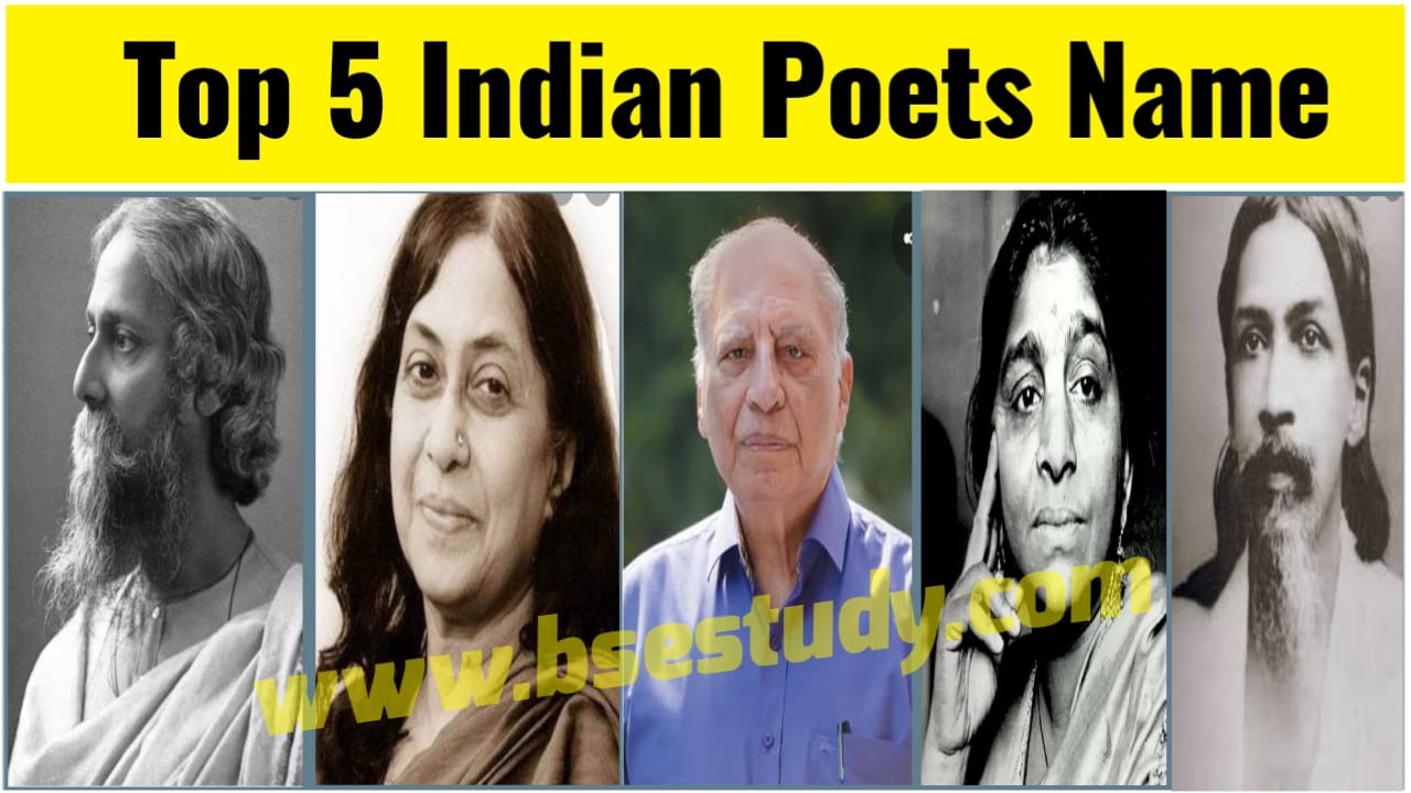 name of five indian english poets