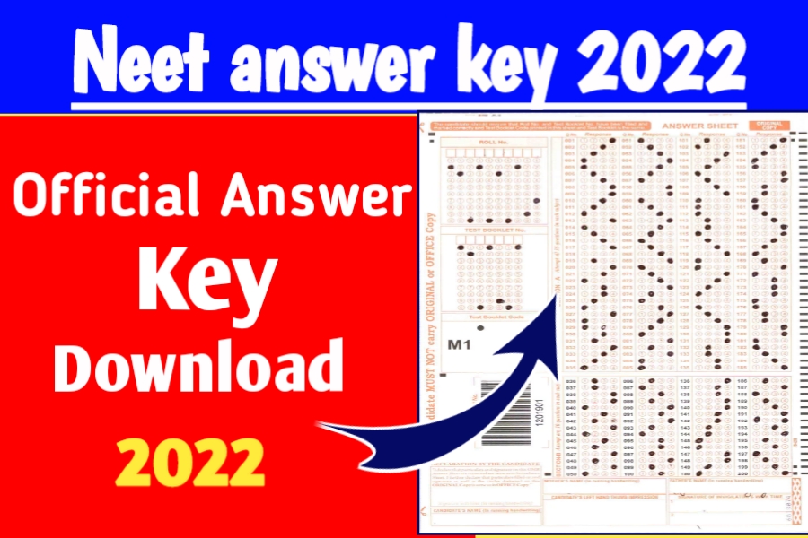 Neet Official answer key 202
