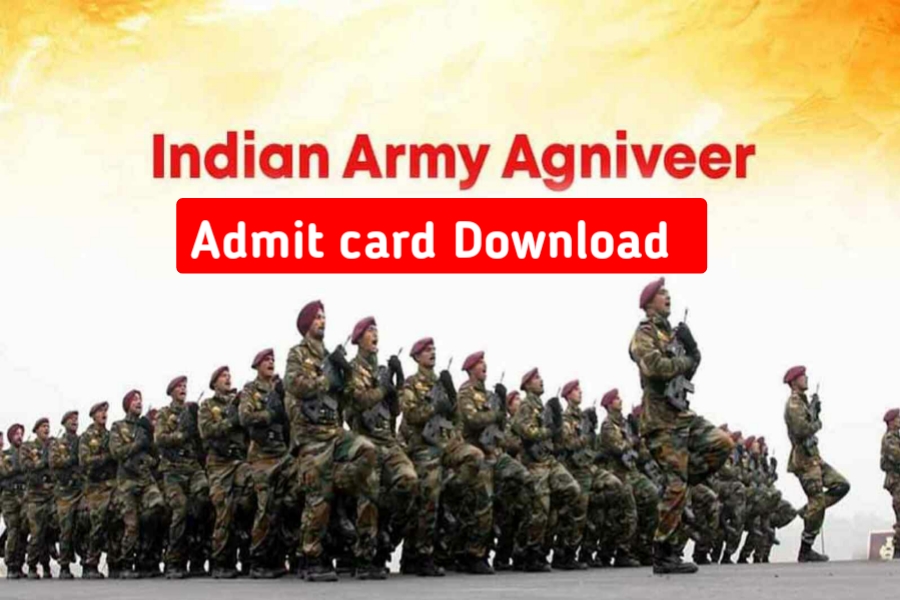 Agniveer Indian Army Admit Card Download 2022