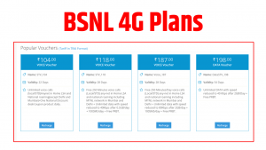 BSNL 4G Recharge Plan 