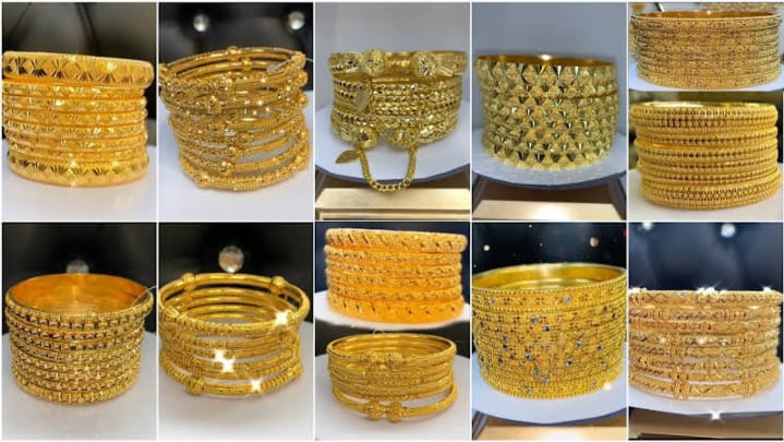 Gold Kangan Design Latest